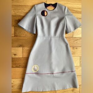 Roksanda light purple A-Line Dress with Circle Cutouts maxi dress